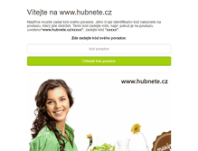 Tablet Screenshot of hubnete.cz